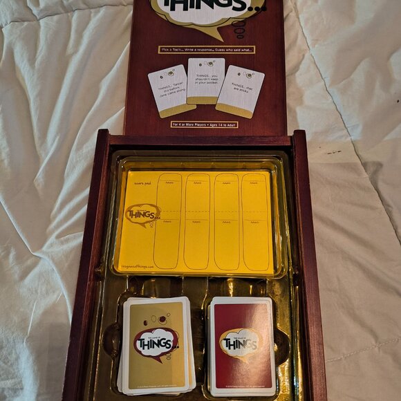 The Game of THINGS... Original Edition (Wooden Box) - Like New, Complete! *SOLD* - Picture 2 of 3